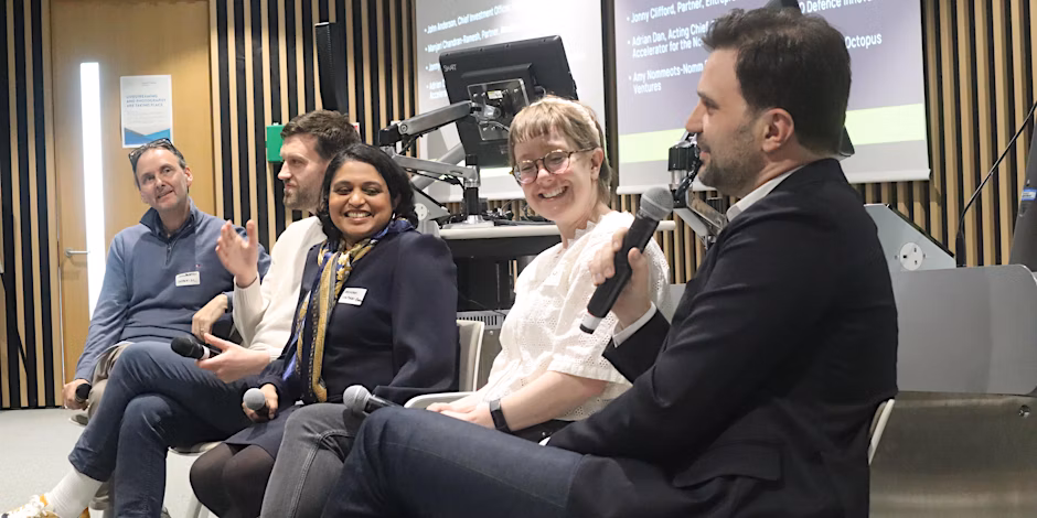 Image showing speakers at a Deep Tech Network Panel