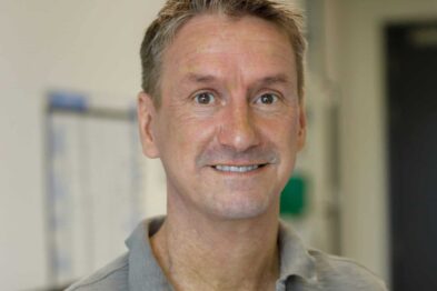 Headshot of Dr Robin Francis, Founding CEO of M-Spin