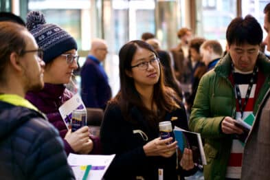 Visitors pictured attending the Imperial Ecosystem Fair at I-HUB.